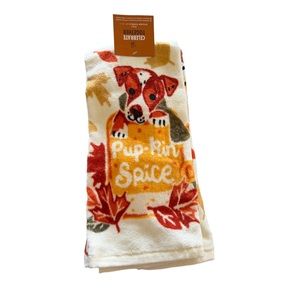 NWT Pup-kin Spice kitchen tea towels